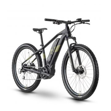 Bicicleta Electrica Raymon HardRay E 2.0 - 27.5 Inch, S, Negru-Verde