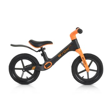 Bicicleta fara pedale Byox 12 inch cu stepper picioare lateral pliabil Next Step Black
