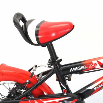 Bicicleta pentru copii 12 inch Magik Bikes StartPro 2 frane de mana si roti ajutatoare BiColor