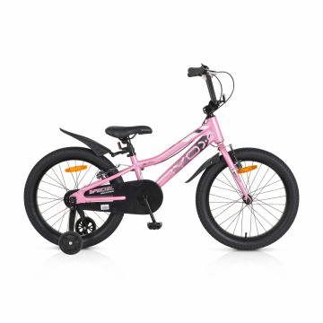 Bicicleta pentru copii Byox cu roti ajutatoare 20 inch Special Pink