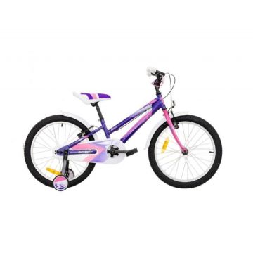 Bicicleta pentru fete Max Bike Sprint Alloy Calypso 20 inch Lila, Roz