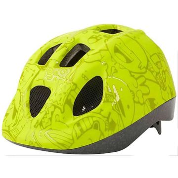 Casca de protectie Premium Max Bike Headgy M(52-56 cm) Emoticoane, Galben