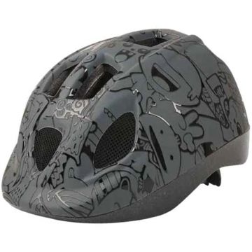 Casca de protectie Premium Max Bike Headgy M(52-56 cm) Emoticoane, Negru