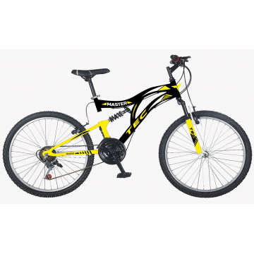 Bicicleta copii Tec Master full suspensie, roata 20