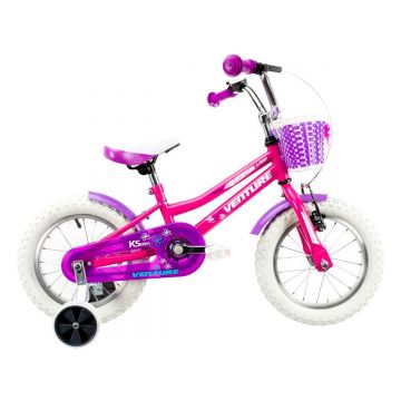 Bicicleta Copii Venture 1418 - 14 Inch, Roz