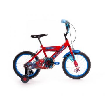 Bicicleta pentru copii  Huffy Disney Spider-Man, roti 16inch, Sistem franare V-brake (Rosu)
