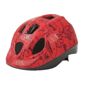 Casca de protectie Premium Max Bike Headgy S(46-53 cm) Emoticoane, Rosu