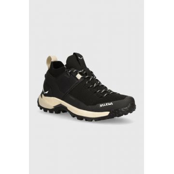 Salewa pantofi Puez Knit Powertex femei, culoarea negru, 00-0000061437