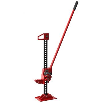 HOMCOM Cric Hidraulic pentru Mașini de 3 Tone, Cric pentru Mașini și Tractoare, 24x13x120 cm, Roșu | Aosom Romania
