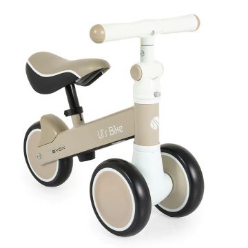 Bicicleta fara pedale cu 3 roti Byox Mini Balance Lil S 2025 Bej
