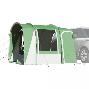 Cort auto pentru 4 persoane, verde, impermeabil