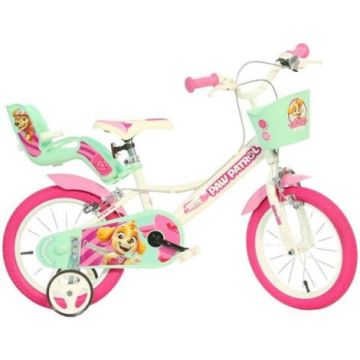 Bicicleta copii 3-5 ani, 14 inch, Paw Patrol, Dino Bikes DB144RPW