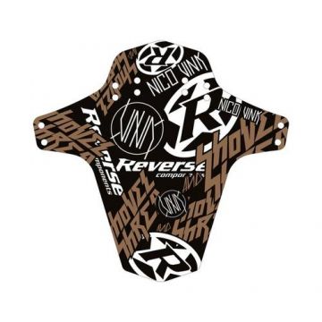 Aparatoare Reverse Nico Vink Stickerbomb, Negru/Aramiu