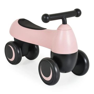 Bicicleta fara pedale cu 4 roti Byox Bugsy 2025 Roz