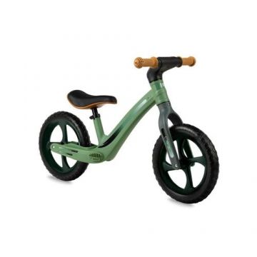 Bicicleta fara pedale Momi Mizo, roti 12inch, Verde