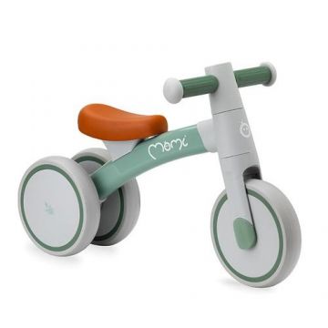 Bicicleta fara pedale pentru interior si exterior, Momi Tedi, Verde