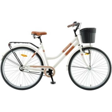 Bicicleta Oras Maccina Caravelle, roti 28inch, frana V-Brake, cadru otel, Bej Bicicleta Oras Maccina Caravelle, roti 28inch, frana V-Brake, cadru otel, Bej