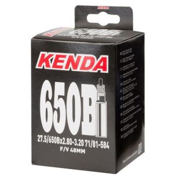 Camera cauciuc KENDA 27.5X2.8-3.2 FV48 MM 650B Camera cauciuc KENDA 27.5X2.8-3.2 FV48 MM 650B