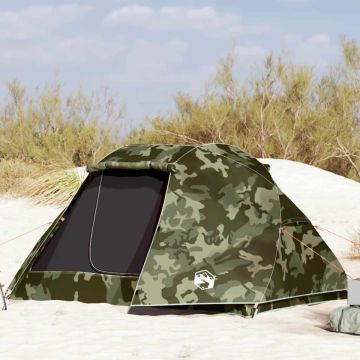 Cort de pescuit pentru 5 persoane, camuflaj, impermeabil