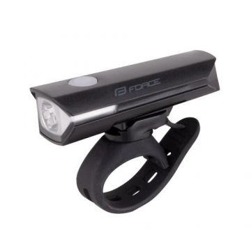 Far fata Force Flux 200 Lumeni USB, Negru Far fata Force Flux 200 Lumeni USB, Negru
