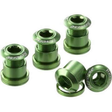 Set 4 suruburi angrenaj Reverse Chainring Bolt, Verde