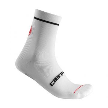 Sosete Castelli Entrata 13 unisex, S/M, 35-39, Alb