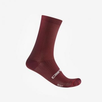 Sosete Castelli Espresso 18, unisex, S/M, 35-39, Visiniu Sosete Castelli Espresso 18, unisex, S/M, 35-39, Visiniu