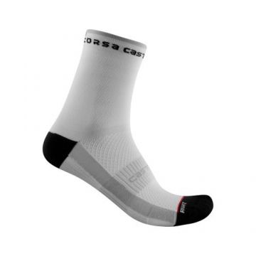 Sosete Castelli Rosso Corsa W 11 pentru femei, S/M 35-38, Alb/Negru Sosete Castelli Rosso Corsa W 11 pentru femei, S/M 35-38, Alb/Negru
