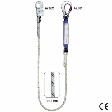 Amortizor soc, franghie diam.12mm, 2m - ABM+LB 121