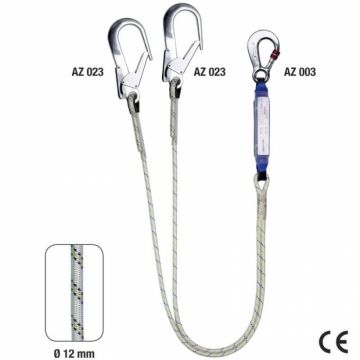 Amortizor soc, franghie diam.12mm, 2m - ABM+LB 122