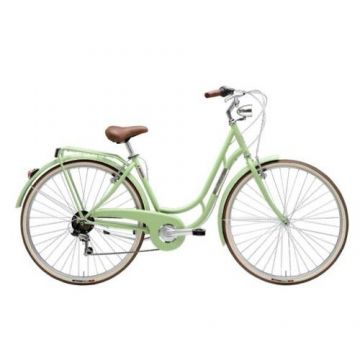 Bicicleta Adriatica Danish Lady, 6 viteze,  roti 28inch,  cadru 48 cm, Verde