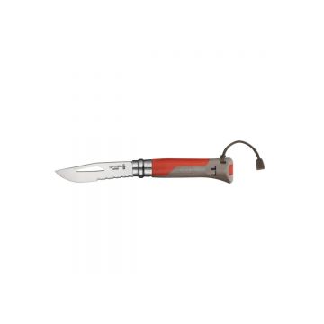 Briceag N08 Outdoor Cu Fluier Soft Red 8 5cm