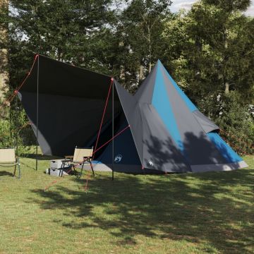 Cort de Familie Tipi Albastru 12 Persoane Impermeabil