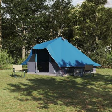 Cort de Familie Tipi Albastru 8 Persoane Impermeabil