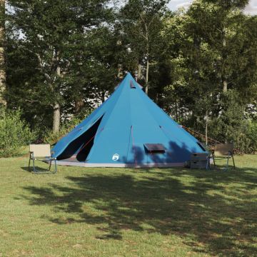 Cort de familie Tipi Albastru impermeabil pentru 12 persoane
