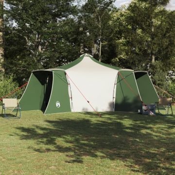 Cort de Familie Tipi Verde pentru 8 Persoane, Rezistent la Apă