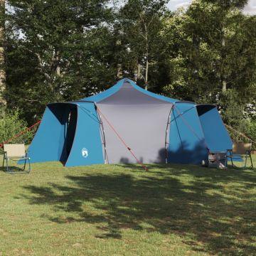 Cort familia tipi albastru 8 persoane impermeabil