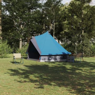 Cort Familial Tipi Albastru pentru 8 Persoane Impermeabil