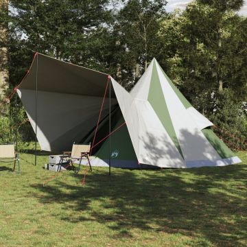 Cort familie Tipi Verde 12 persoane waterproof