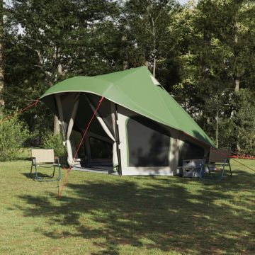 Cort pentru Familie Tipi Verde 10-Persoane Impermeabil