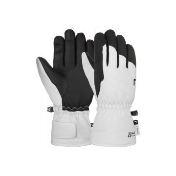 Manusi Schi Copii Reusch Angie R Tex   Xt White Black