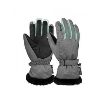 Manusi Schi Copii Reusch Stella R-tex   Xt Grey Melange Aurora Blue