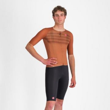 Pantaloni scurti cu bretele Castelli Free Aero Race S, pentru barbati, XL, Negru