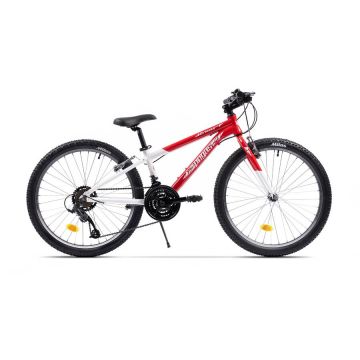 PEGAS Bicicleta MTB Copii, Pegas Drumet 24'', Rosu Alb