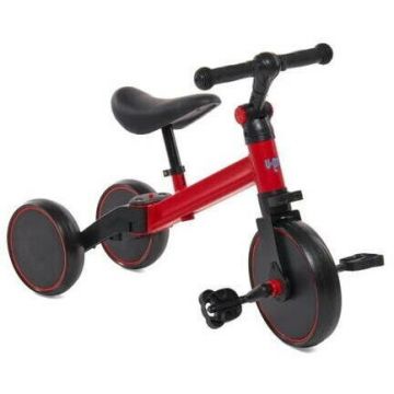 PEGAS Tricicleta copii Pegas, 2 in 1, rosu
