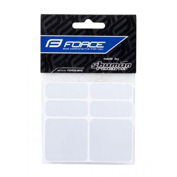 Protectie cadru Force autocolante set 6 bucati, Argintiu reflectorizant
