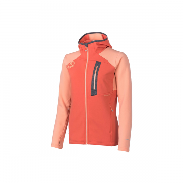 Jacheta Femei Punjak Hood Living Coral