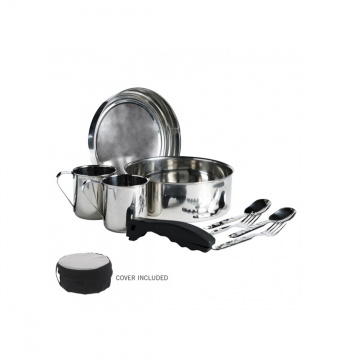 Set Gatit St  Steel 2p 20cm Cups 8820fn