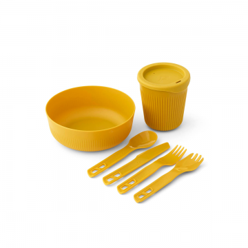 Set Vase De Gatit Sea To Summit Passage Dinnerware Set 1 Person  6 Piece  Arrowwood Yellow