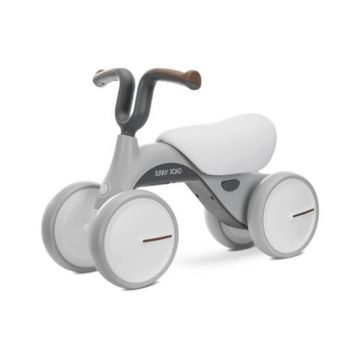 Bicicleta de echilibru, Lorelli Sunny Road, scaun reglabil, lumini si muzica, Grey